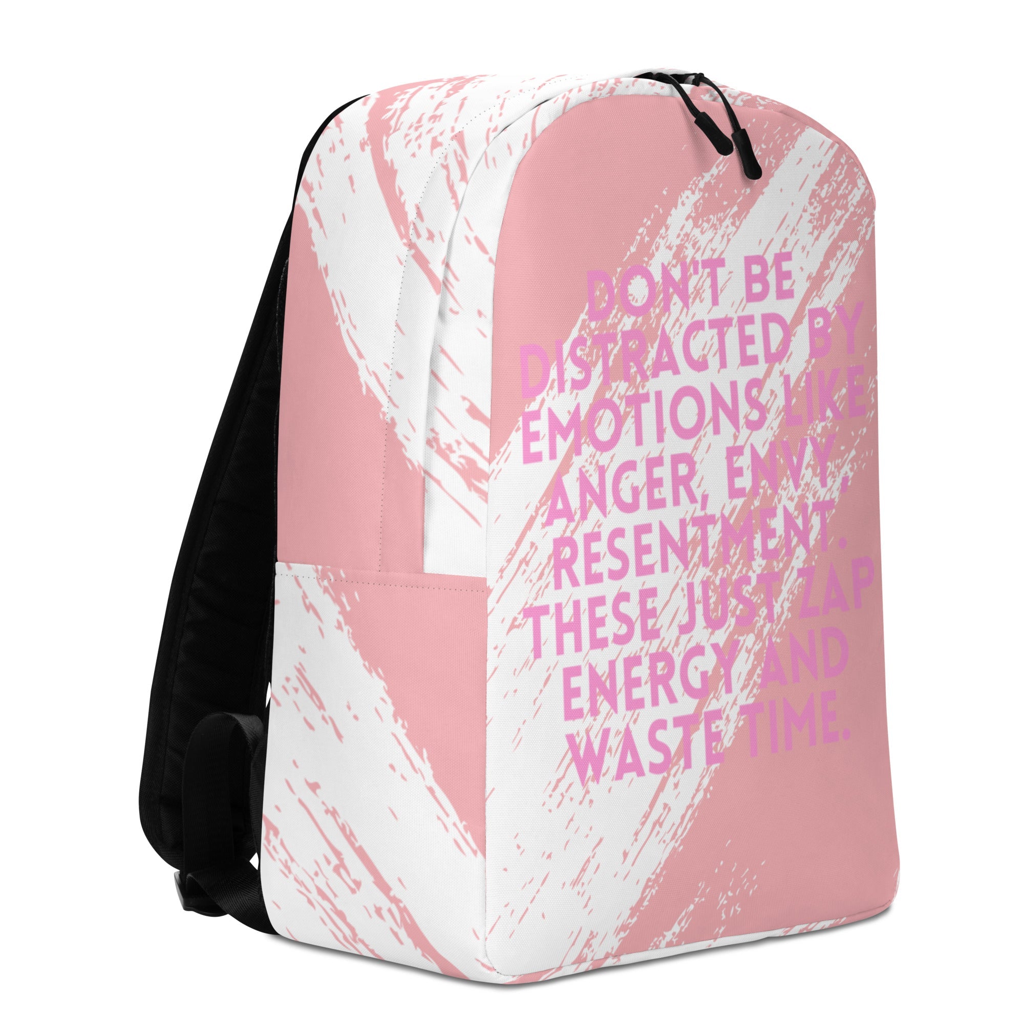 Don't Be Distracted By Emotions  Minimalist Backpack