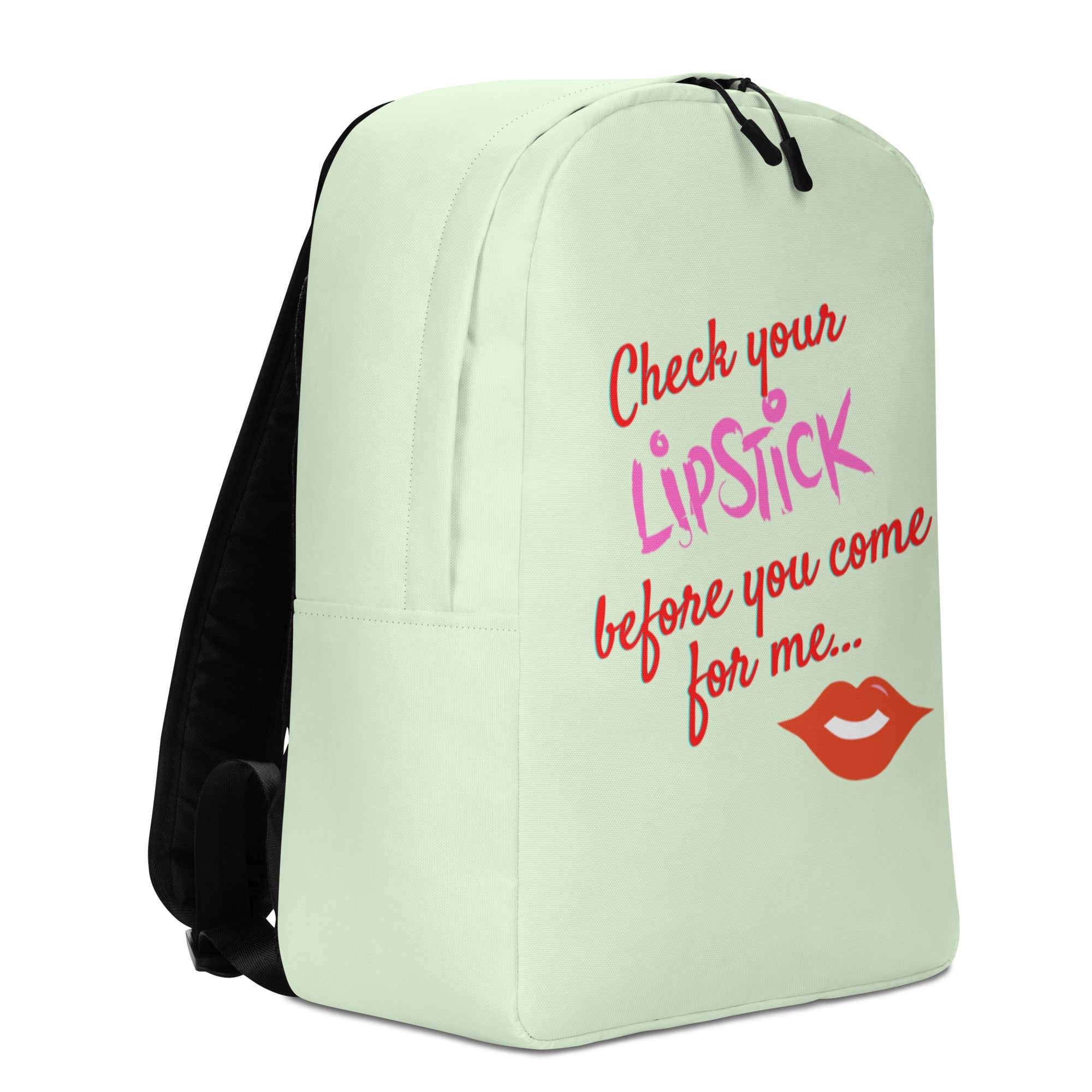 Check Your Lipstick Minimalist Backpack