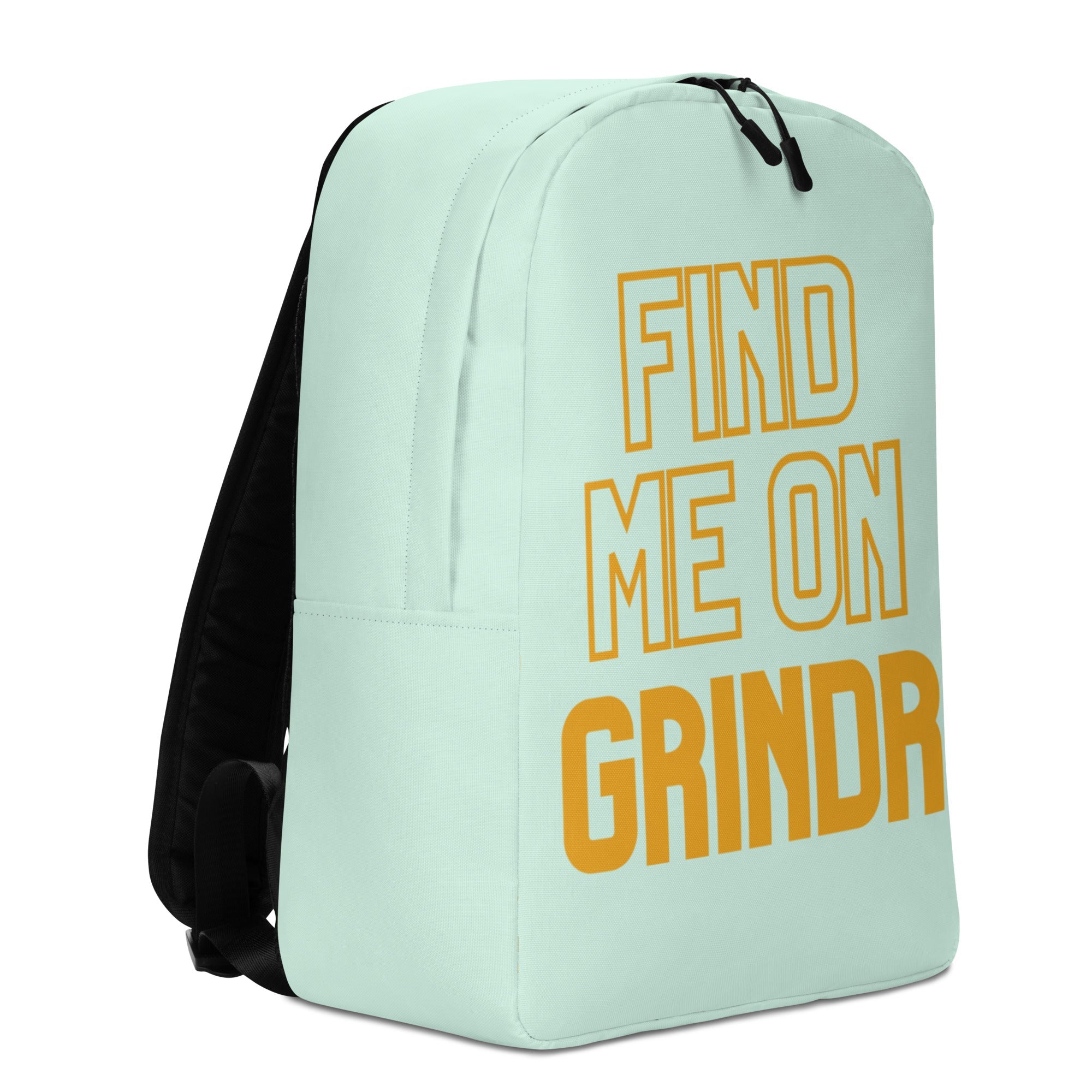 Find Me On Grindr Minimalist Backpack