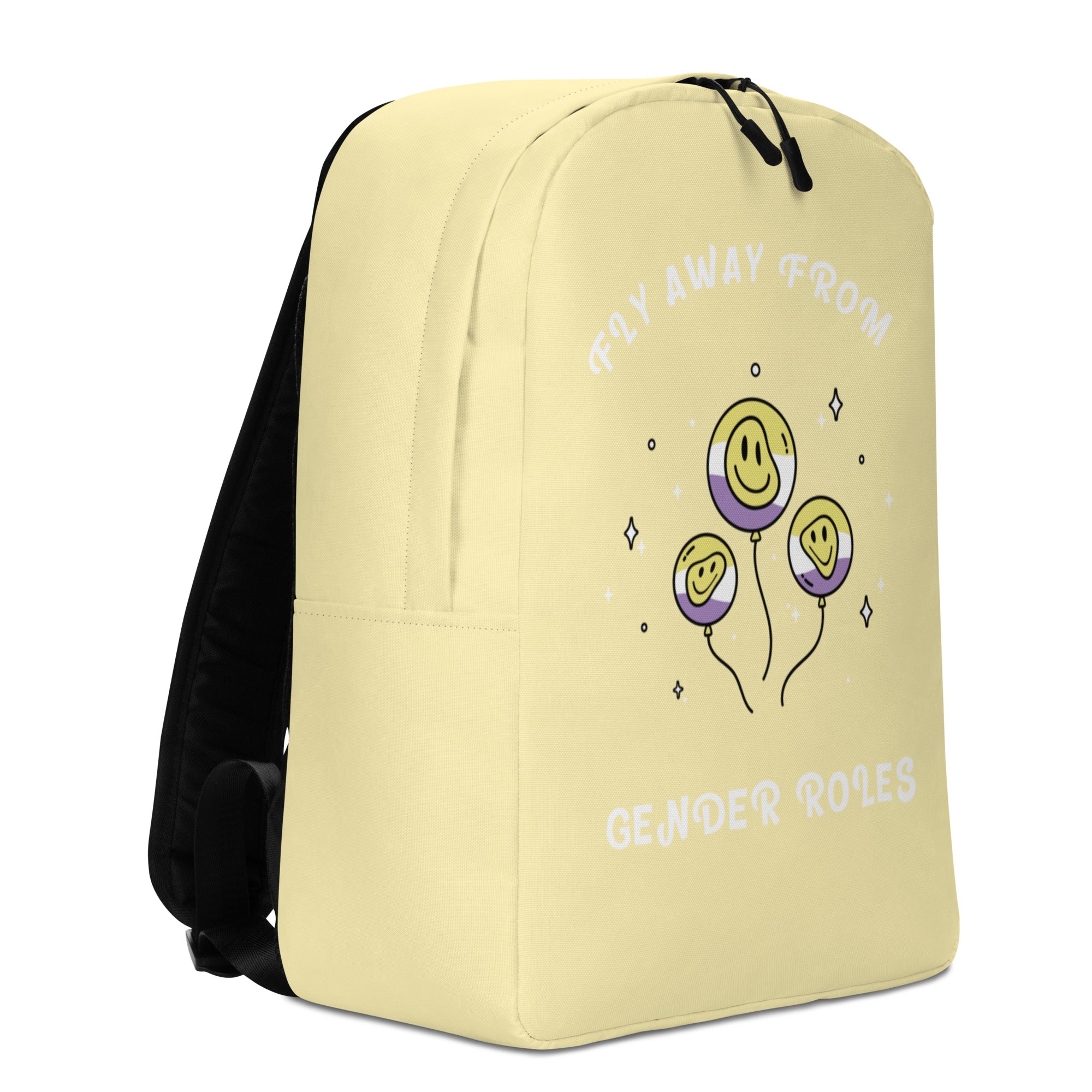 Fly Away From Gender Roles Minimalist Backpack