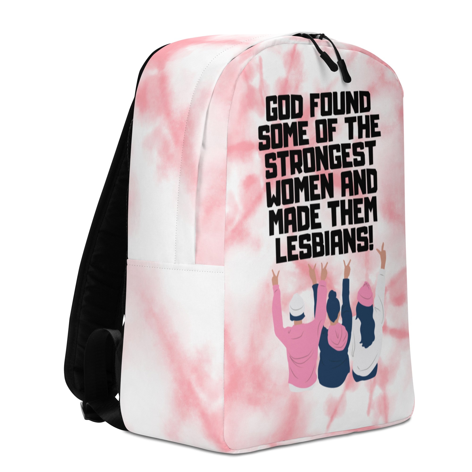 God Found The Strongest Women Minimalist Backpack
