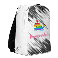 Homosexwhale Minimalist Backpack