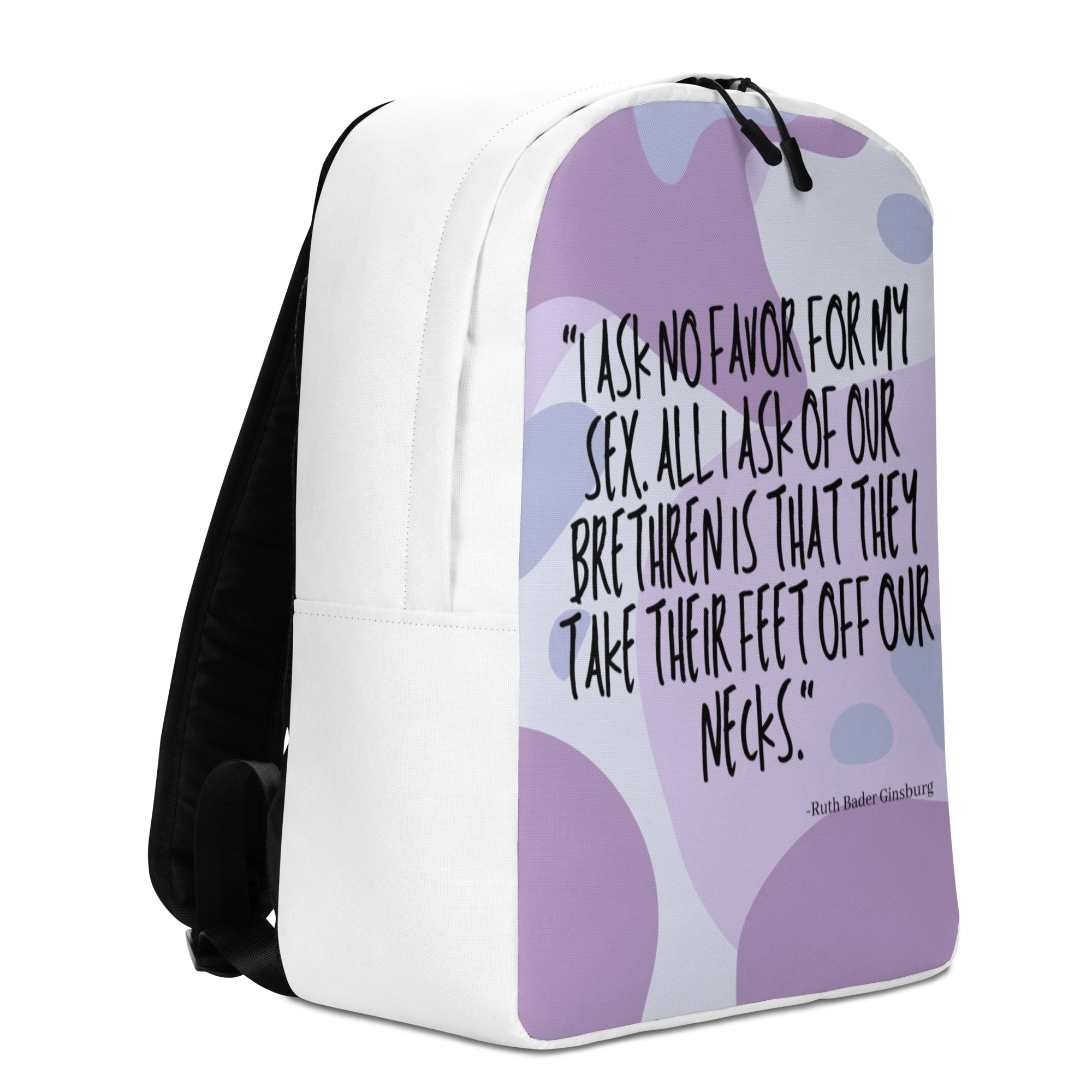 I Ask No Favor For My Sex Minimalist Backpack