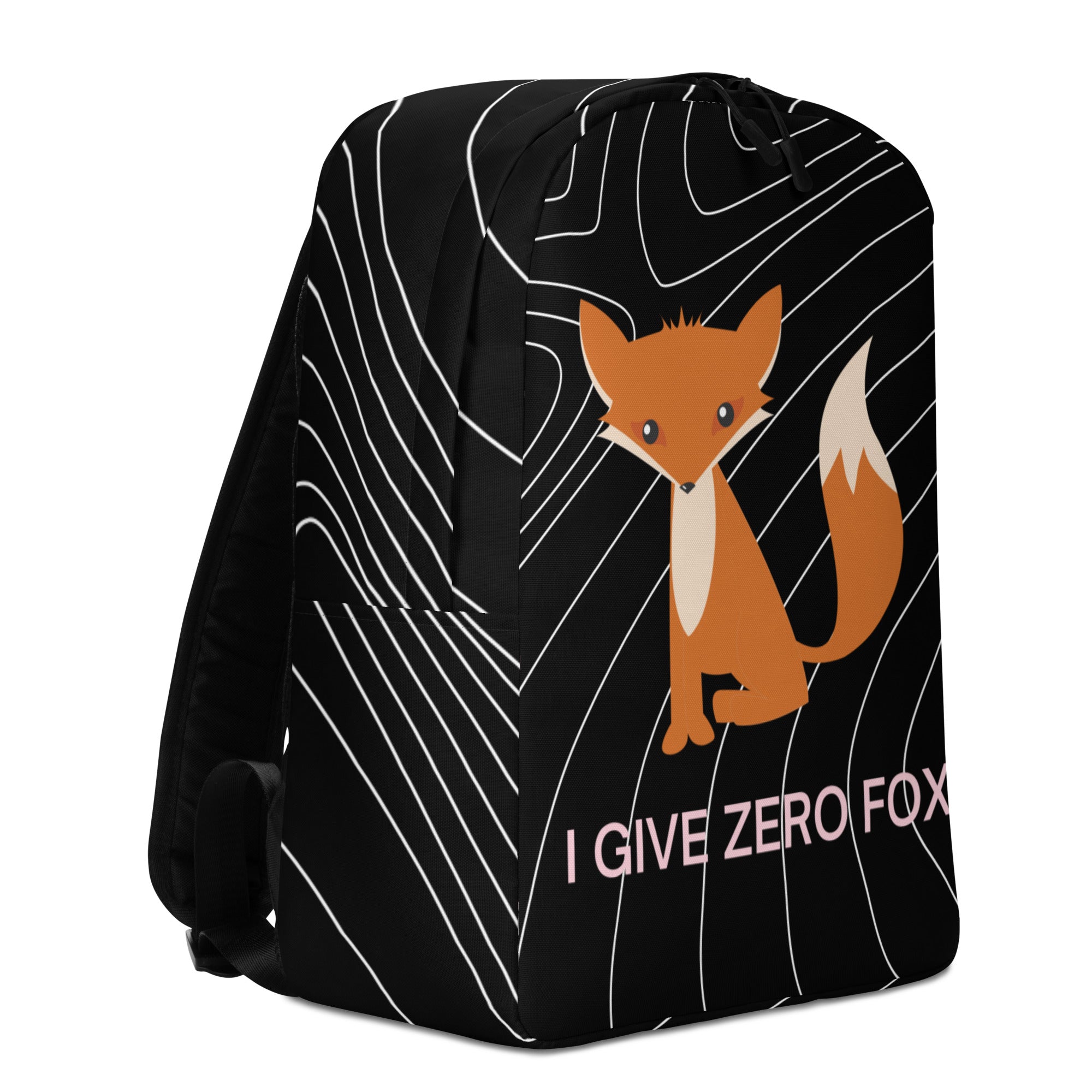 I Give Zero Fox Minimalist Backpack