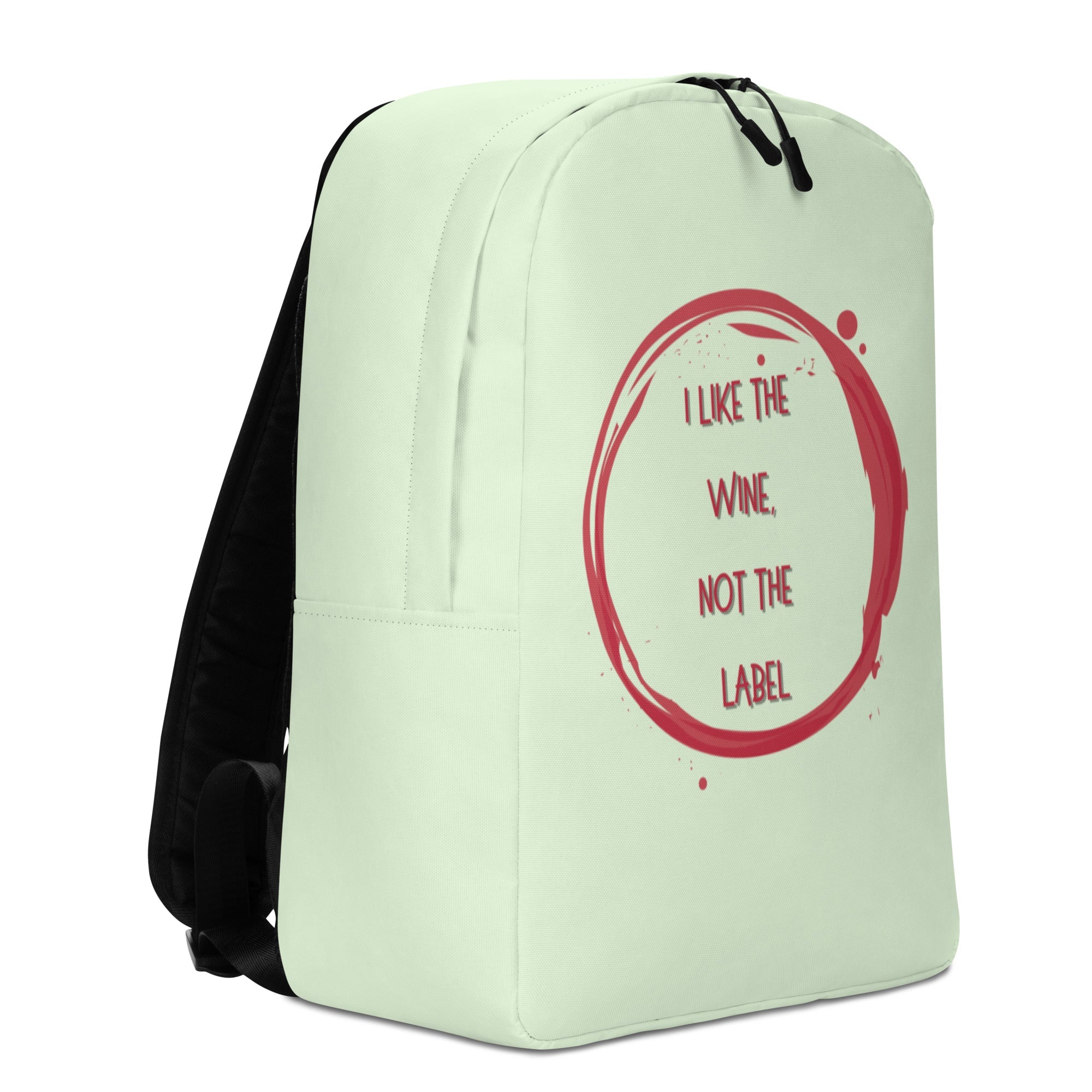 I Like The Wine Not The Label Pansexual Minimalist Backpack