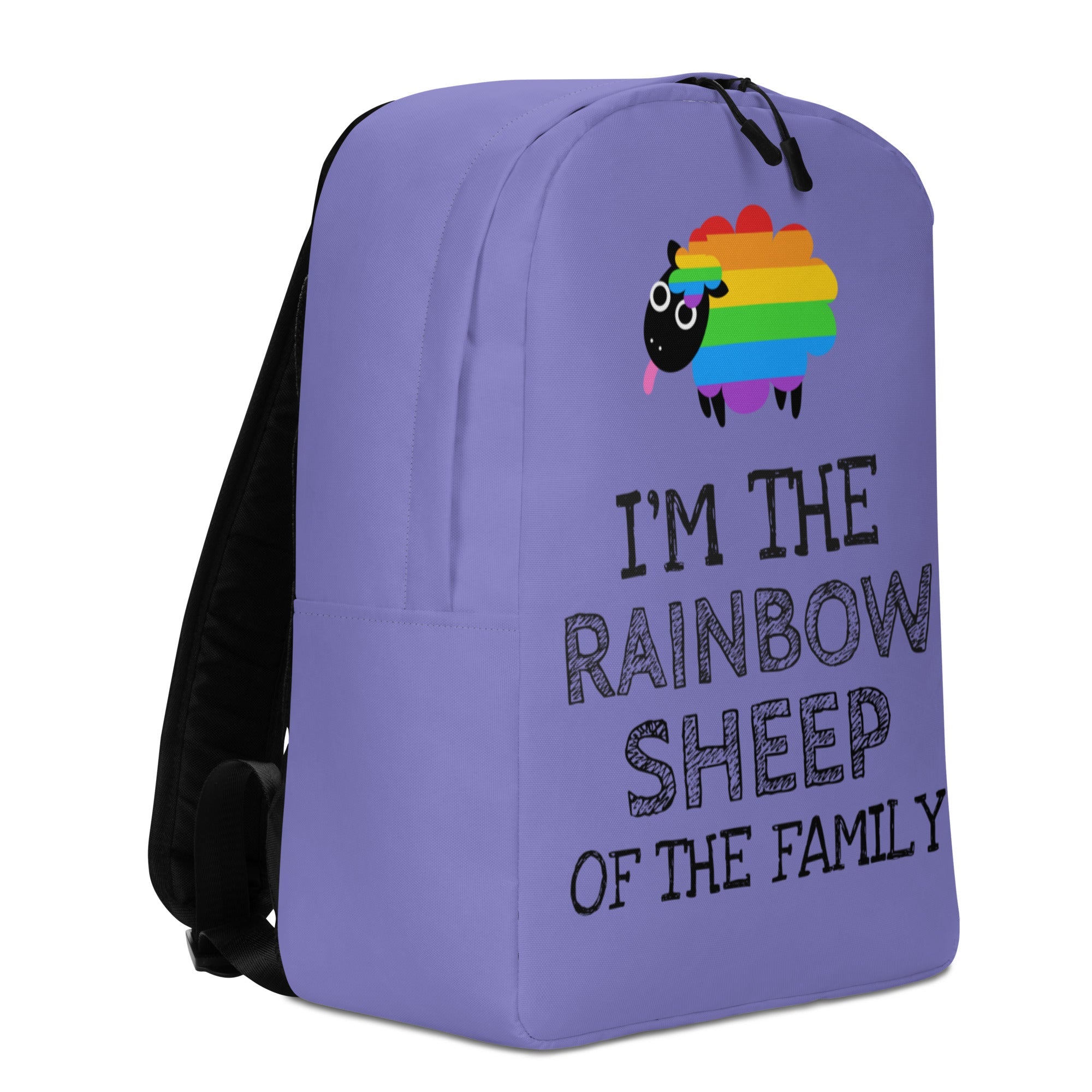 I'm The Rainbow Sheep Of The Family Minimalist Backpack