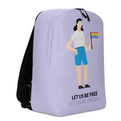 Let Us Be Free Let Us Be Proud Minimalist Backpack