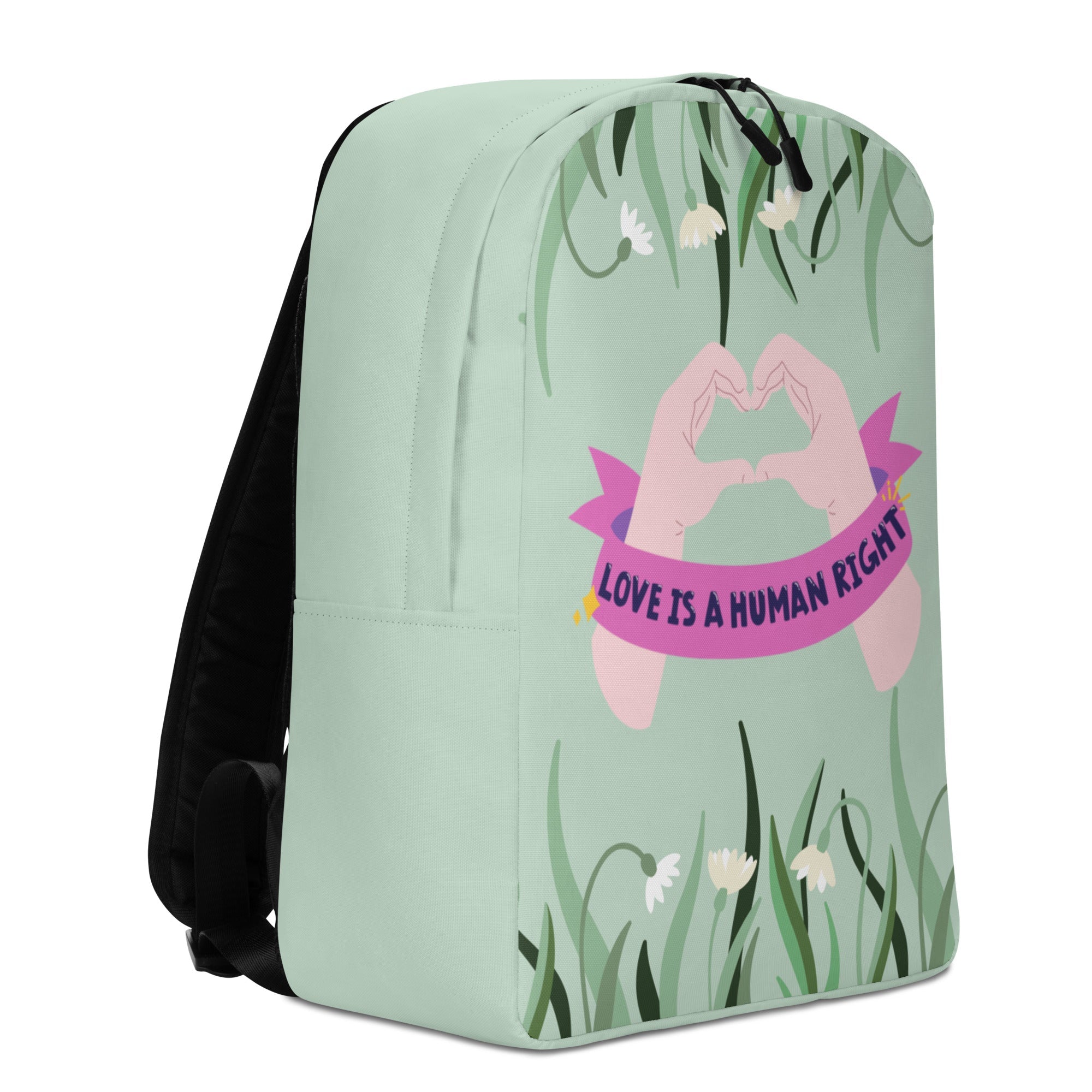 Love Is A Human Right Minimalist Backpack