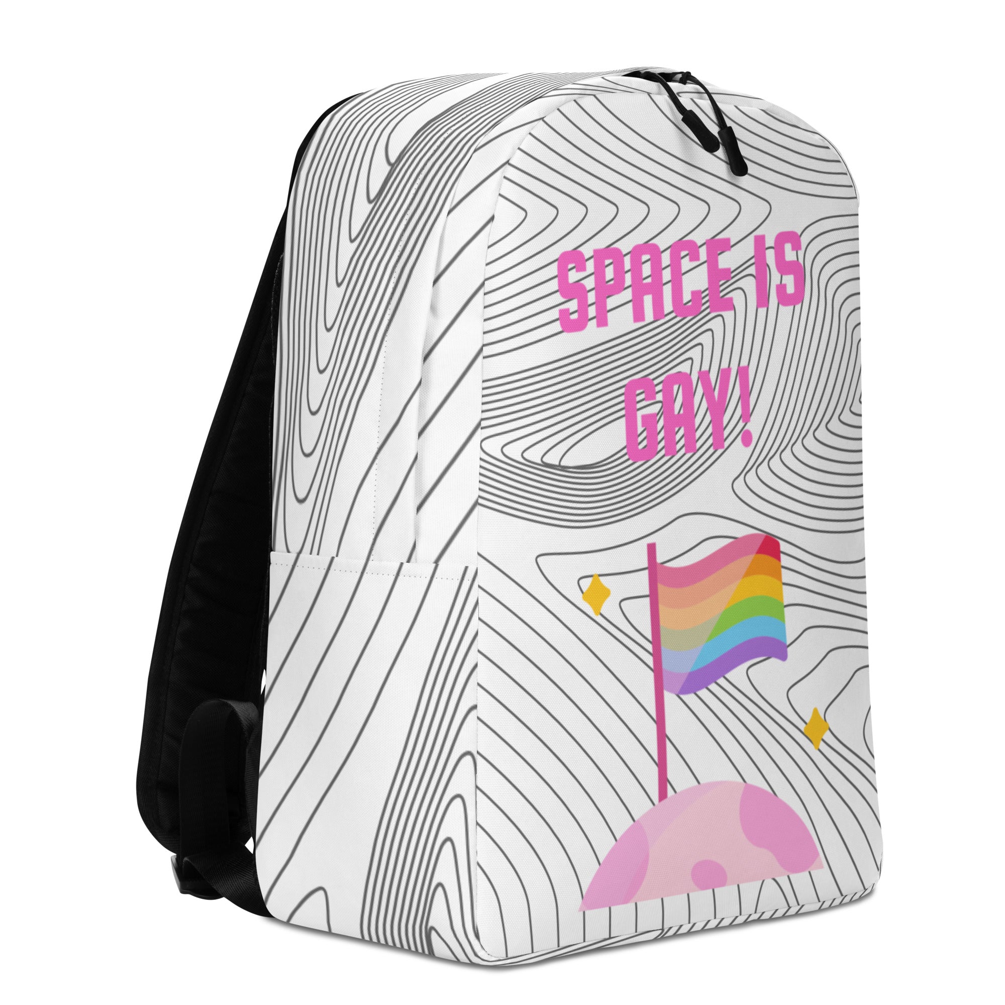 Space Is Gay Minimalist Backpack