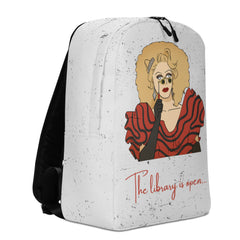 The Library Is Open (Rupaul) Minimalist Backpack