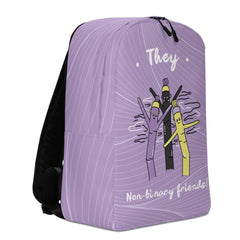 They Non-Binary Friends Minimalist Backpack