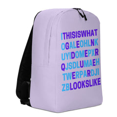 This Is What Genderqueer Looks Like Minimalist Backpack
