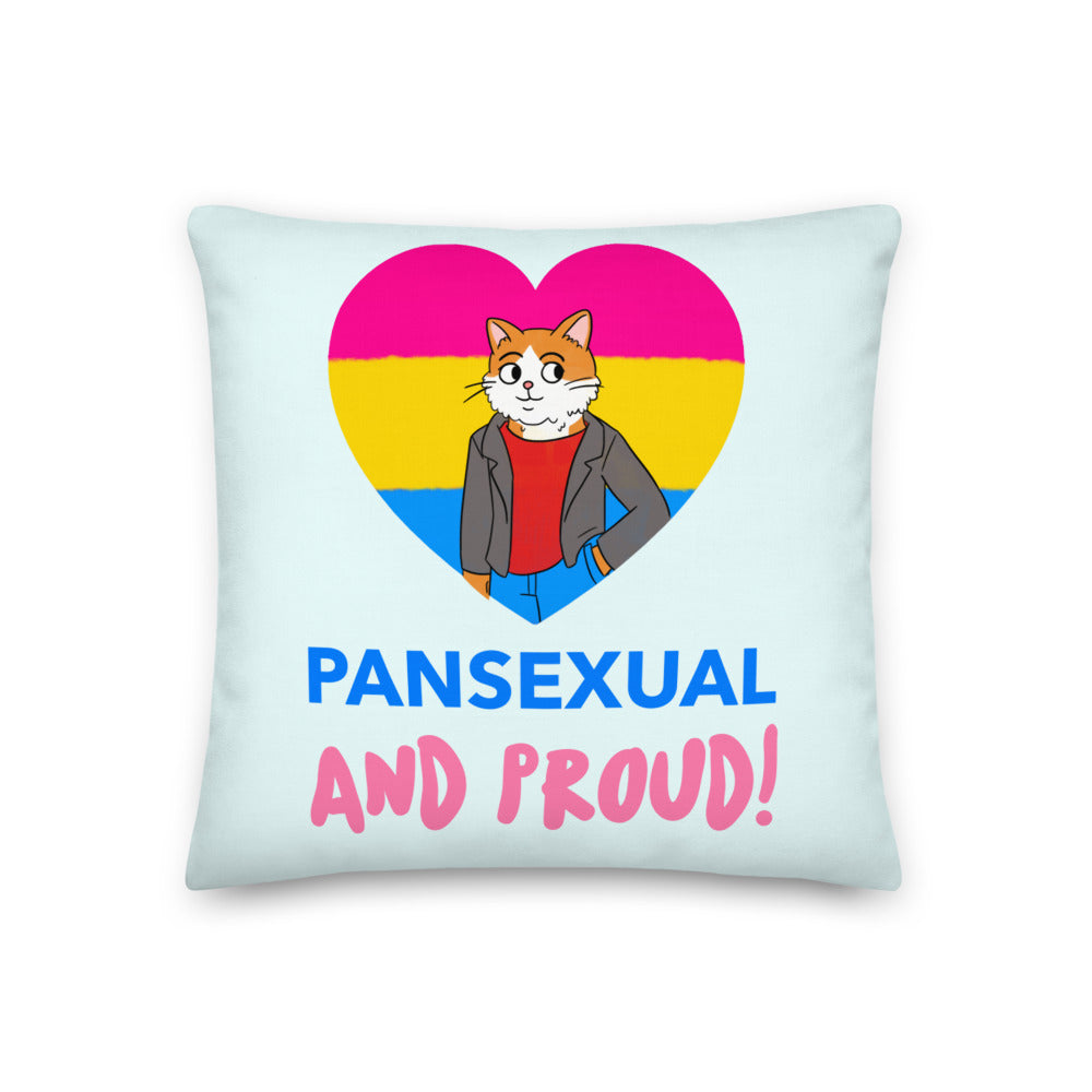 Pansexual And Proud Premium Pillow