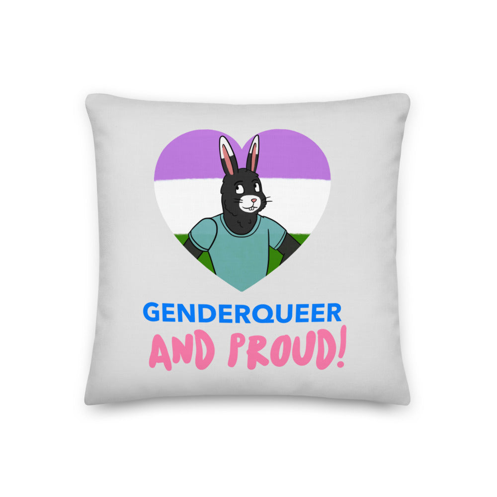 Genderqueer And Proud Premium Pillow
