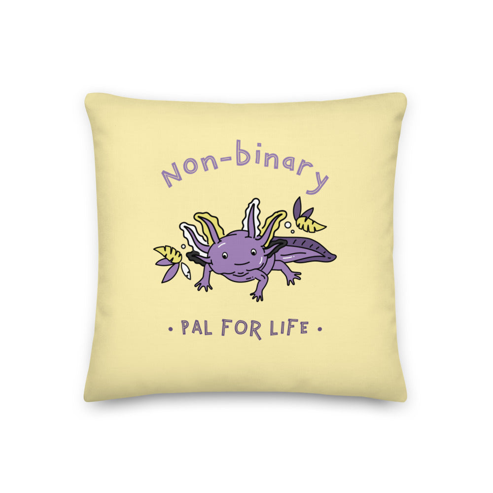 Non-Binary Pal For Life Premium Pillow