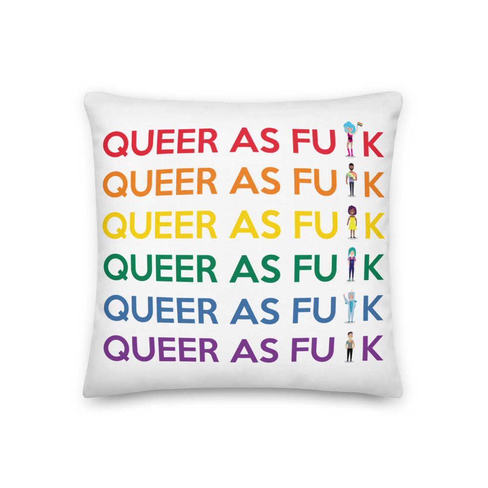 Queer As Fu#k Premium Pillow