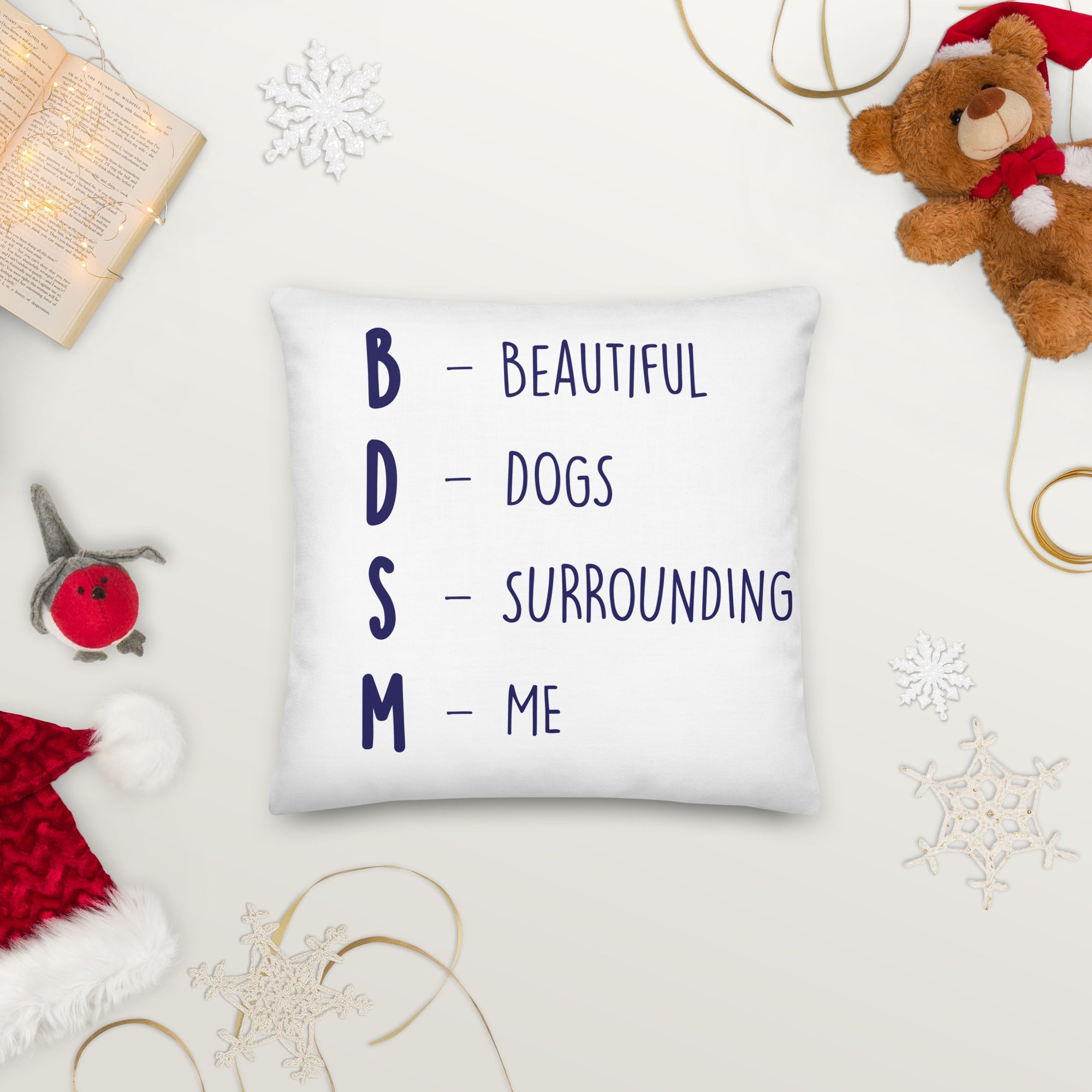 Bdsm (Beautiful Dogs Surrounding Me) Pillow