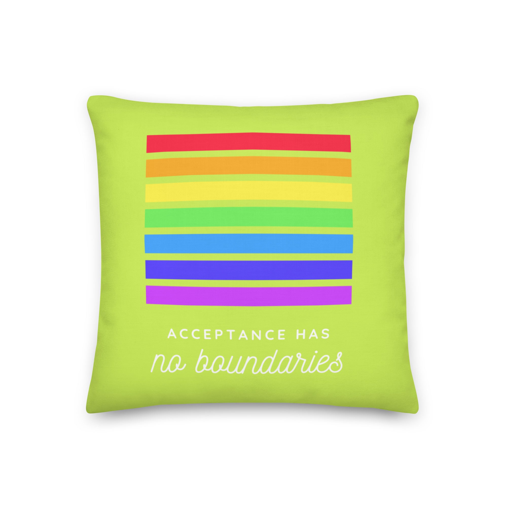 Acceptance Has No Boundaries Pillow
