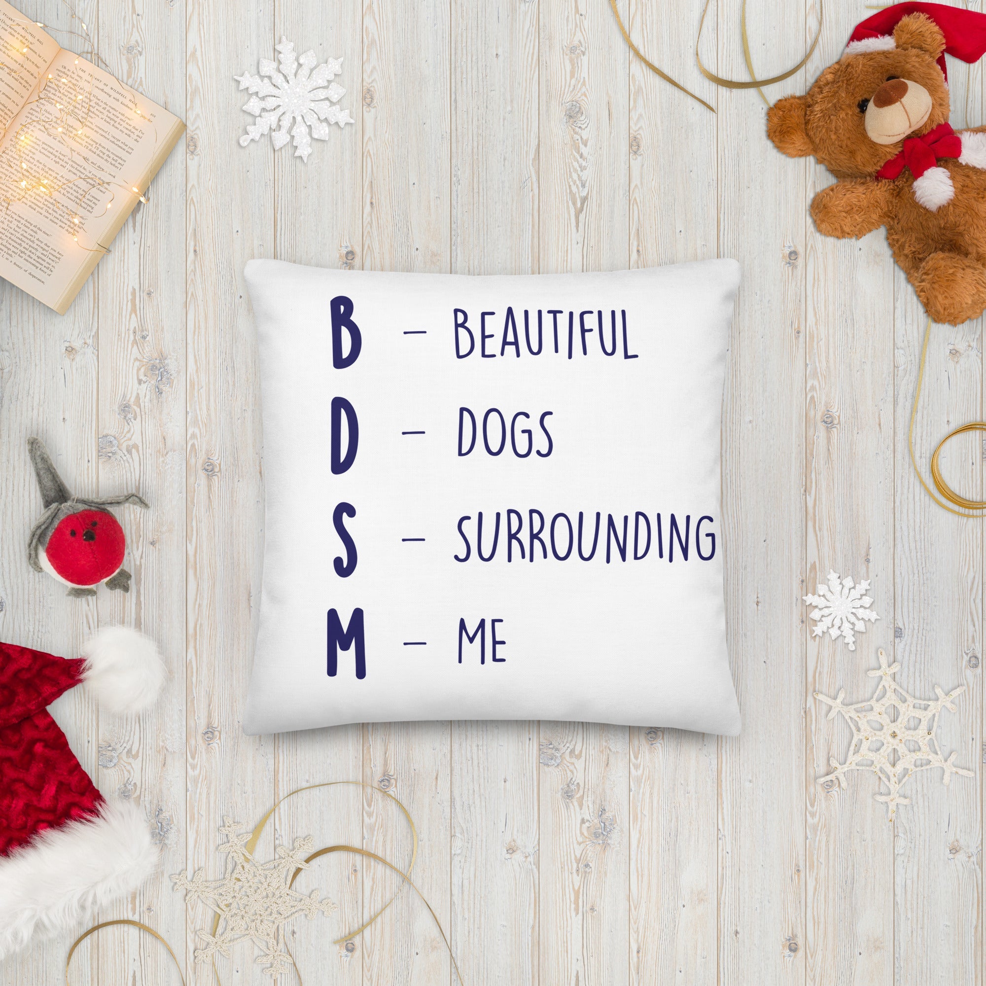 Bdsm (Beautiful Dogs Surrounding Me) Pillow