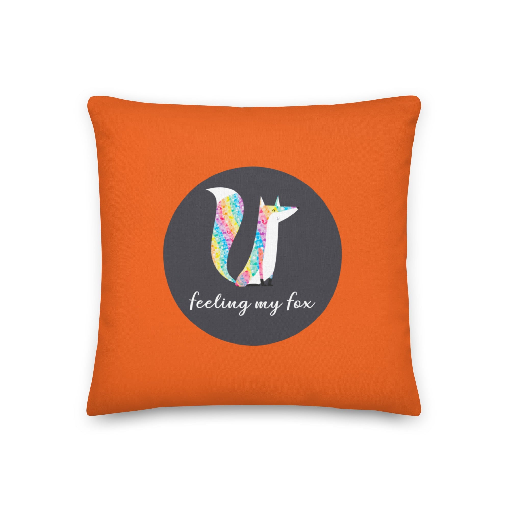 Feeling My Fox Pillow