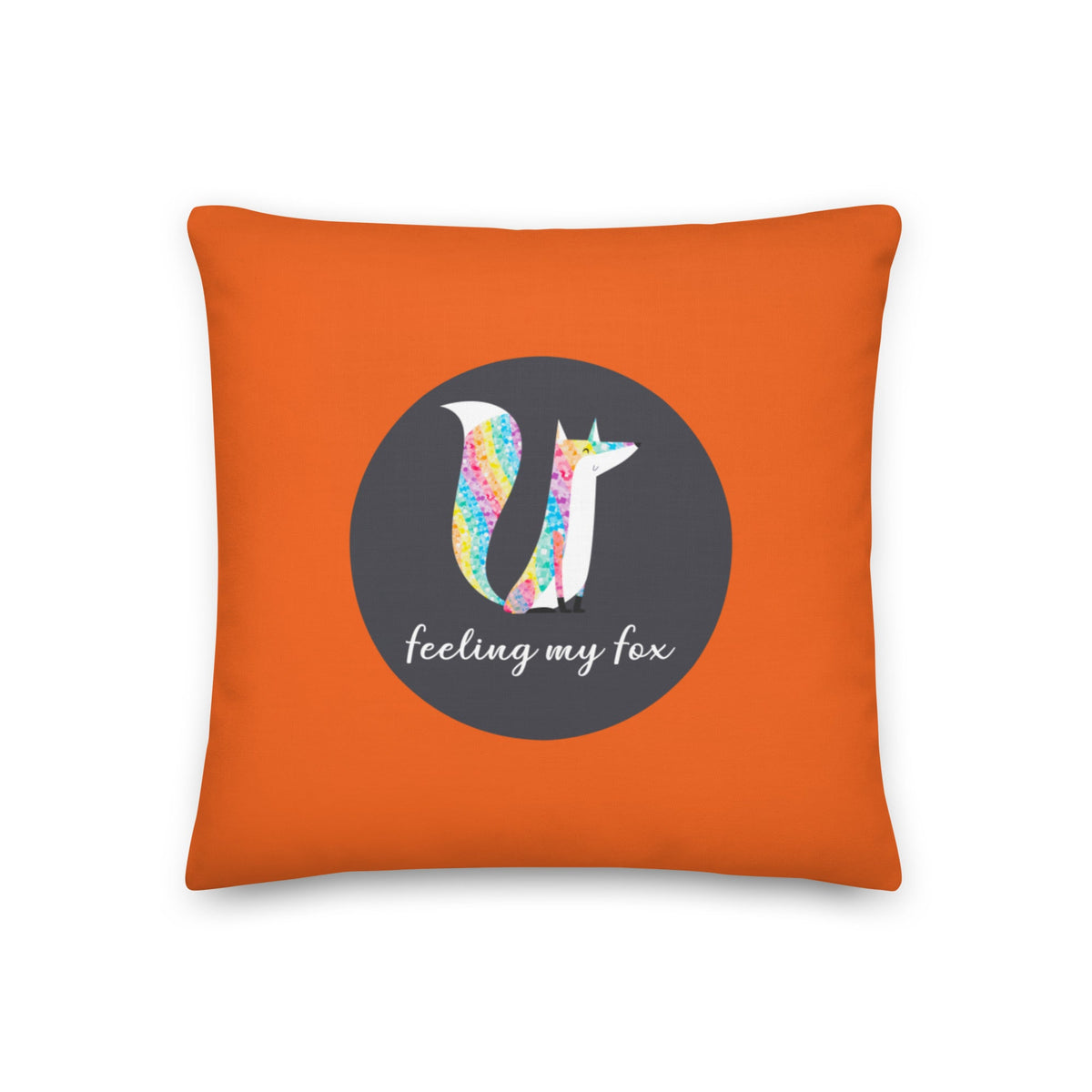 Feeling My Fox Pillow