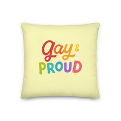 Gay & Proud Pillow