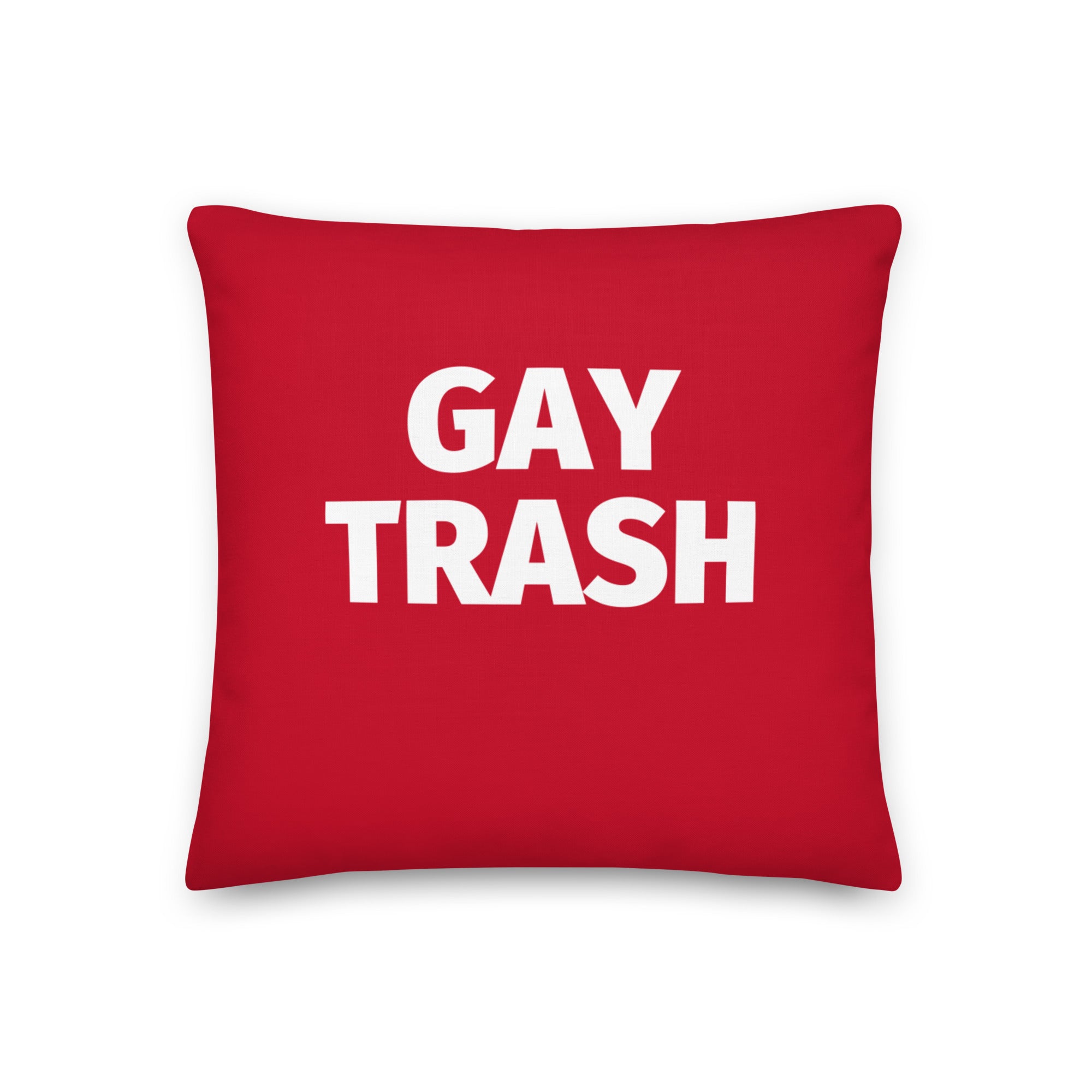 Gay Trash Pillow