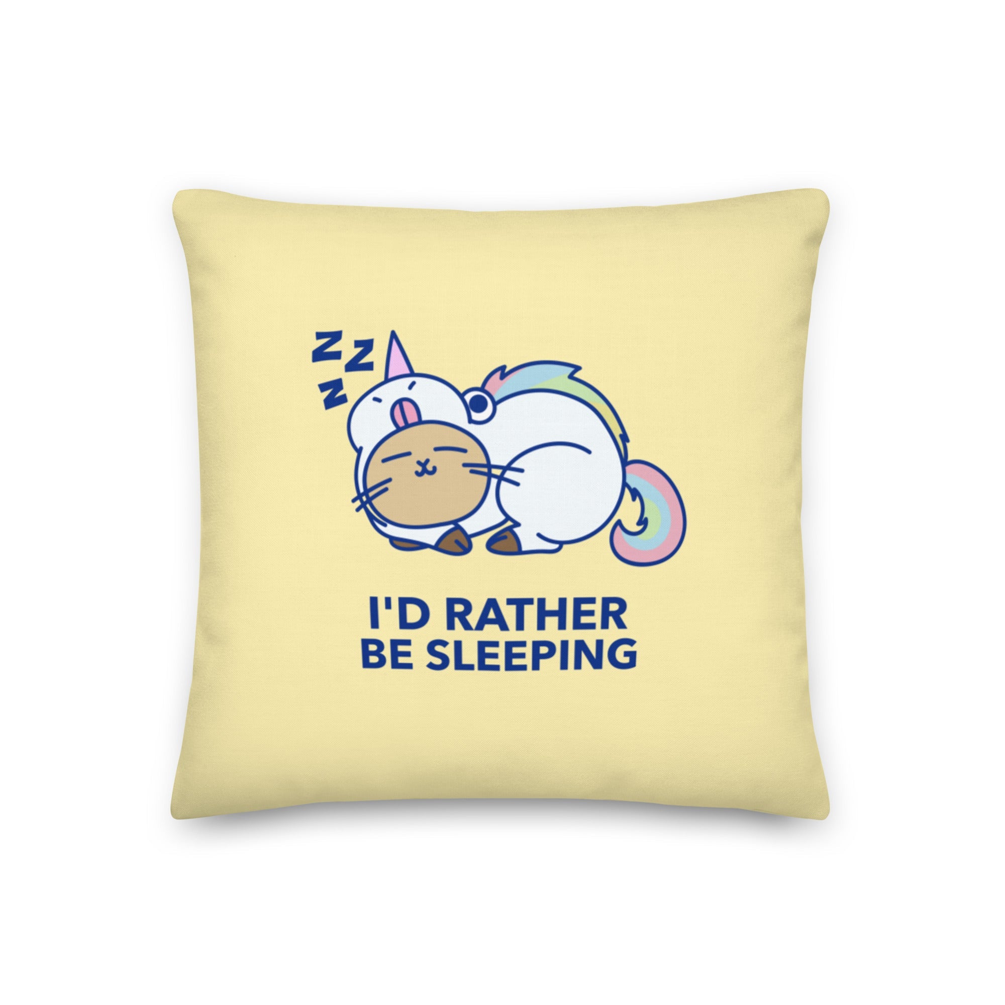 I'd Rather Be Sleeping Pillow