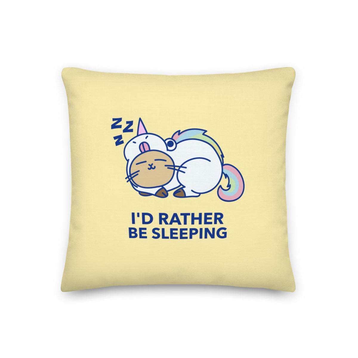 I'd Rather Be Sleeping Pillow