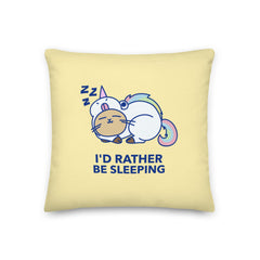 I'd Rather Be Sleeping Pillow