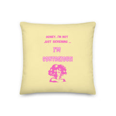 I'm Contagious Pillow