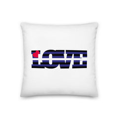 Leather Pride Love Pillow