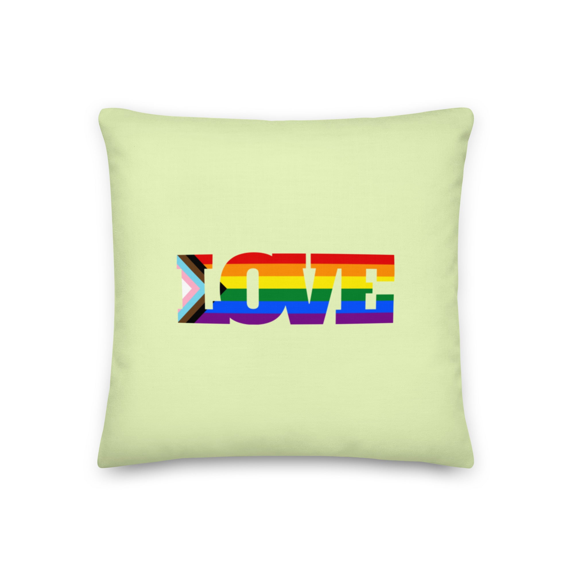 Progress LGBT Love Pillow