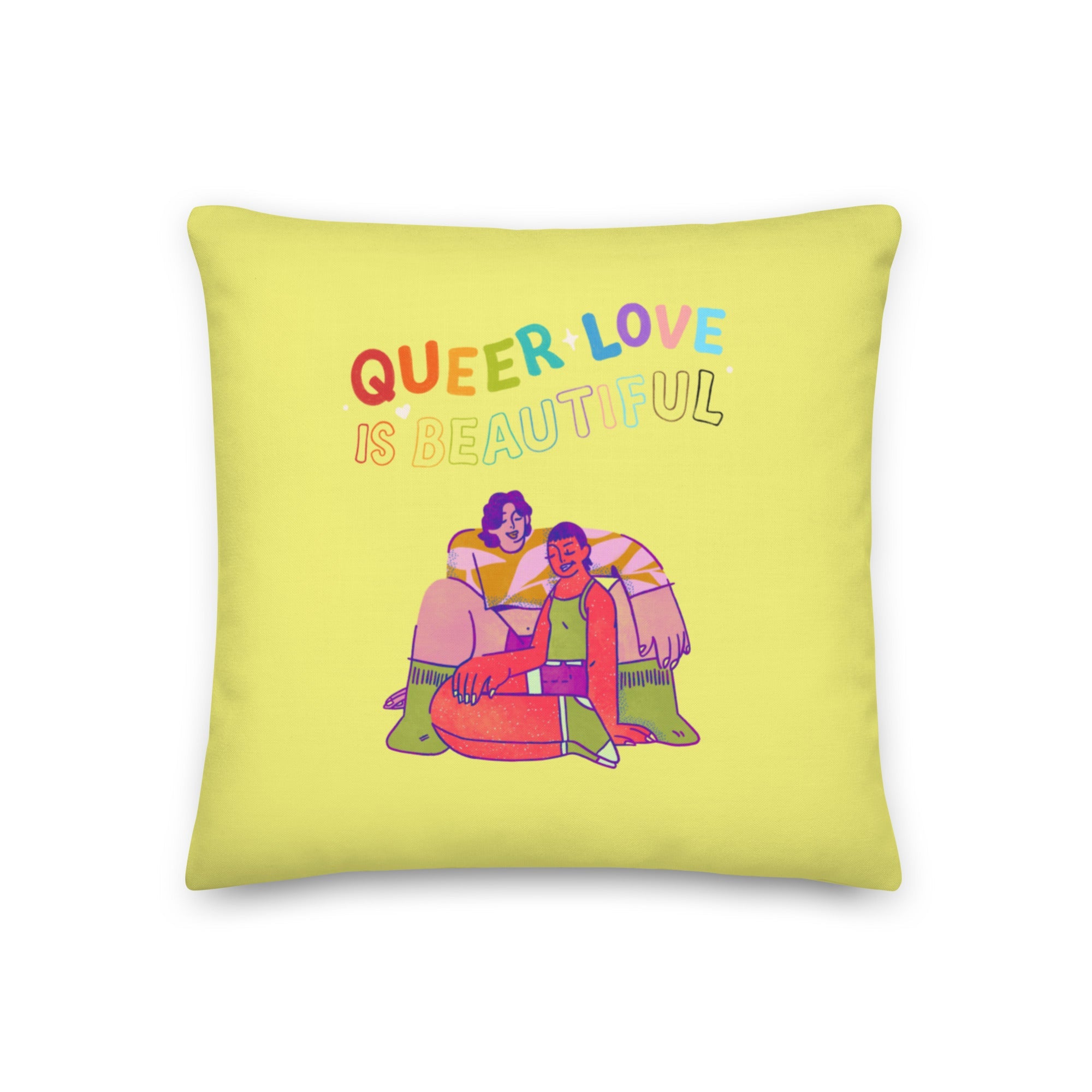 Queer Love Is Beautiful Pillow