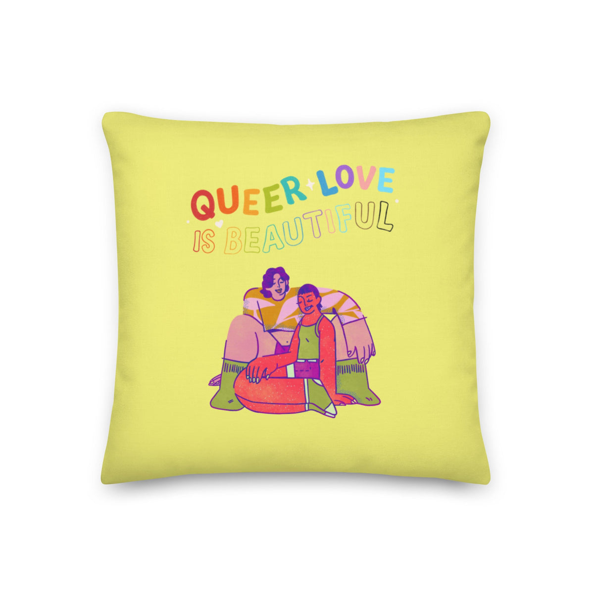Queer Love Is Beautiful Pillow
