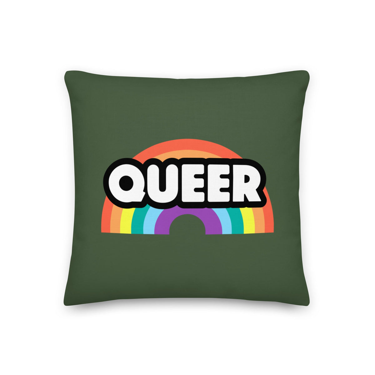 Queer Rainbow Pillow