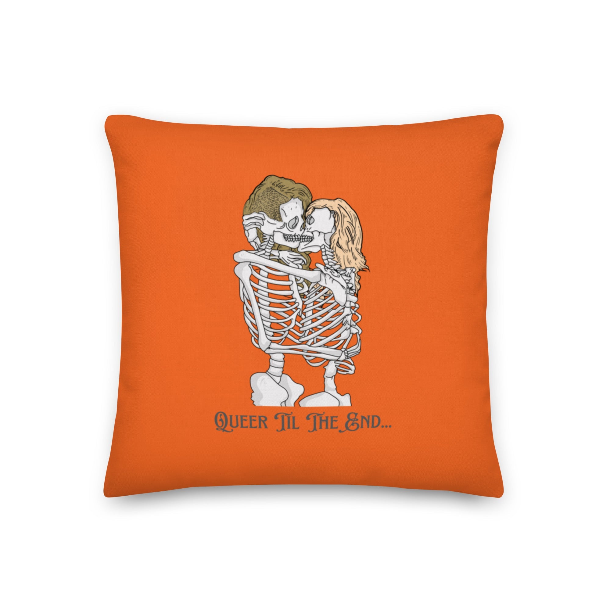 Queer Til The End Pillow
