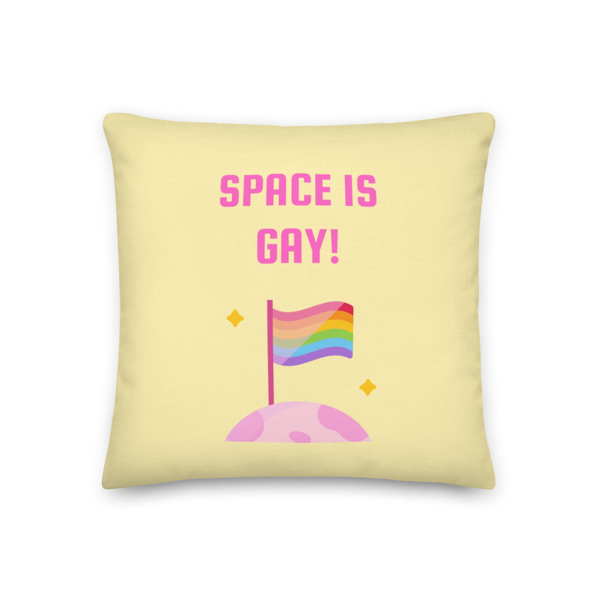 Space Is Gay Pillow