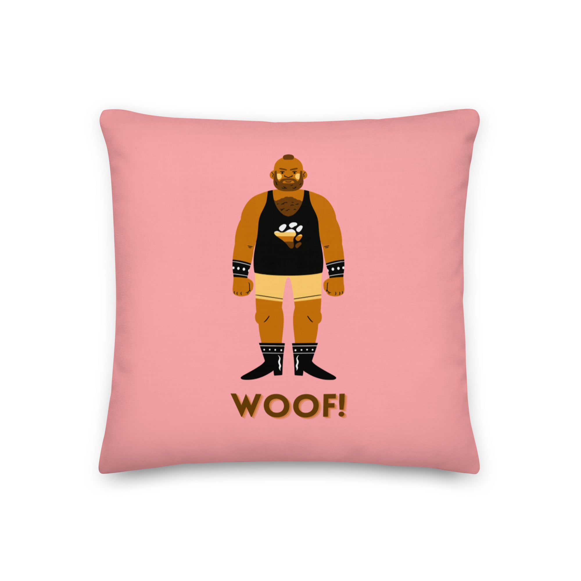 Woof! Gay Bear  Pillow