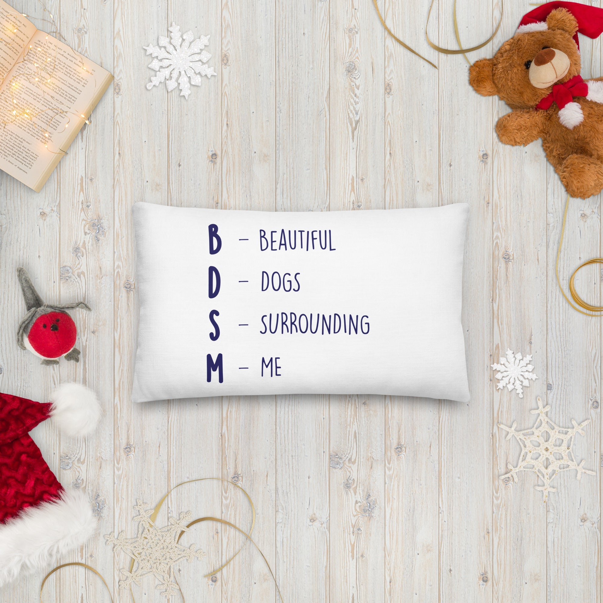 Bdsm (Beautiful Dogs Surrounding Me) Pillow