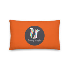 Feeling My Fox Pillow