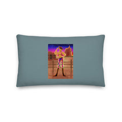 Gay Cowboy At Sunset Pillow