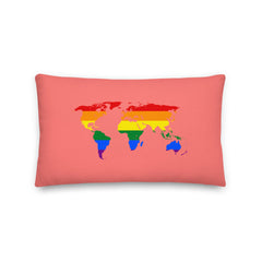 Gay Map Pillow