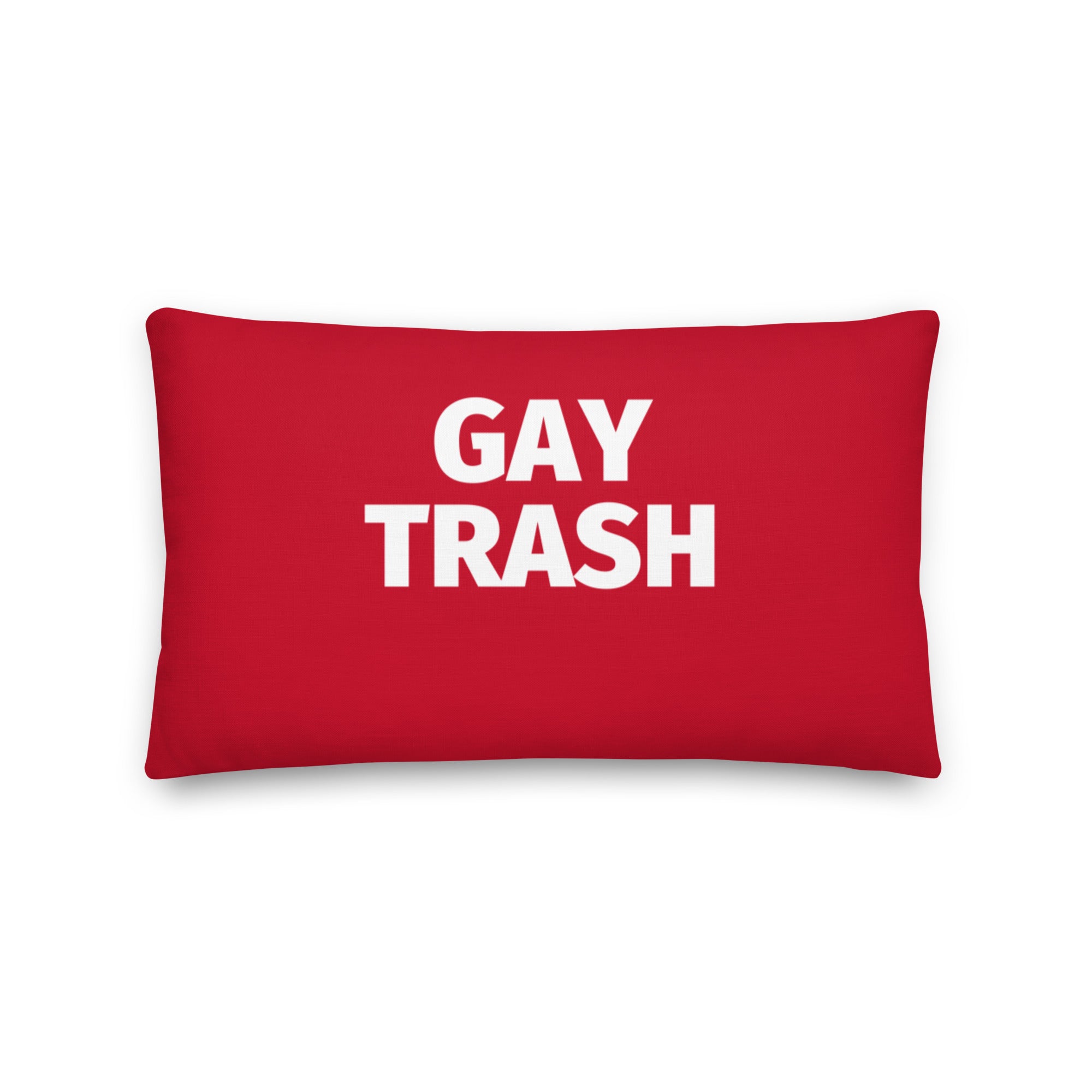 Gay Trash Pillow