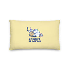 I'd Rather Be Sleeping Pillow