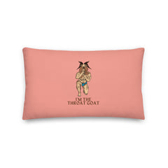 I'm The Throat Goat Pillow