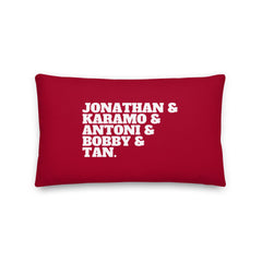 Jonathan & Karamo & Antoni & Bobby & Tan Pillow