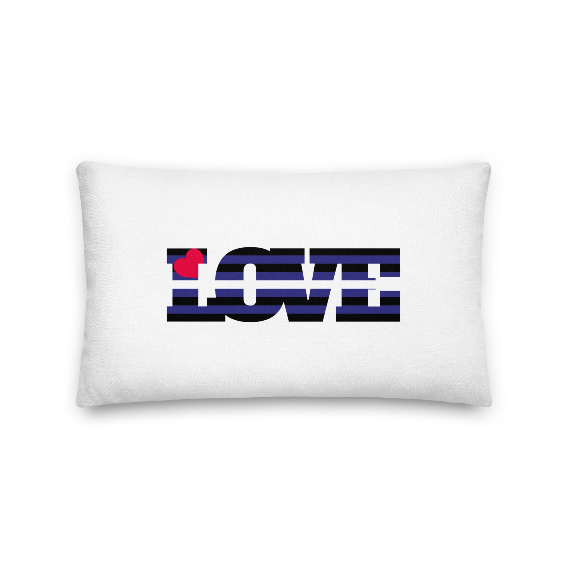 Leather Pride Love Pillow