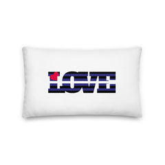Leather Pride Love Pillow