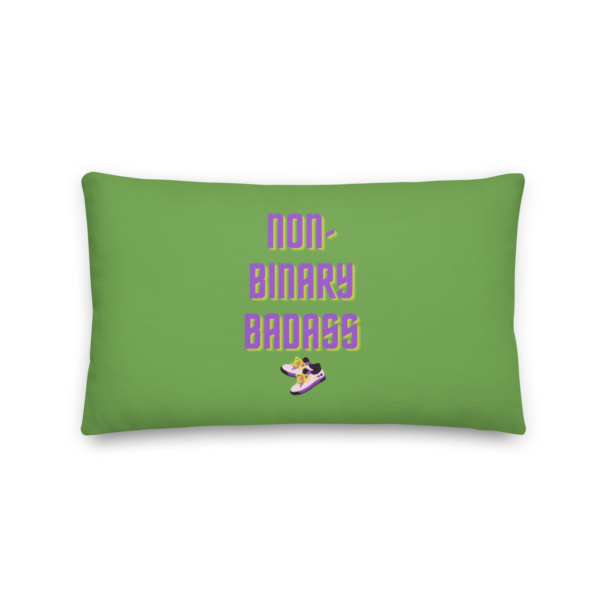 Non-binary Badass Pillow
